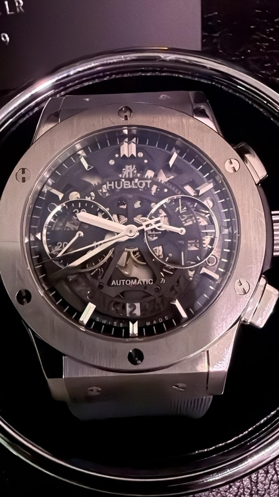 HUBLOT Classic fusion aero 525.NX.0170.LR titanium Automatic Men's Watch_931618