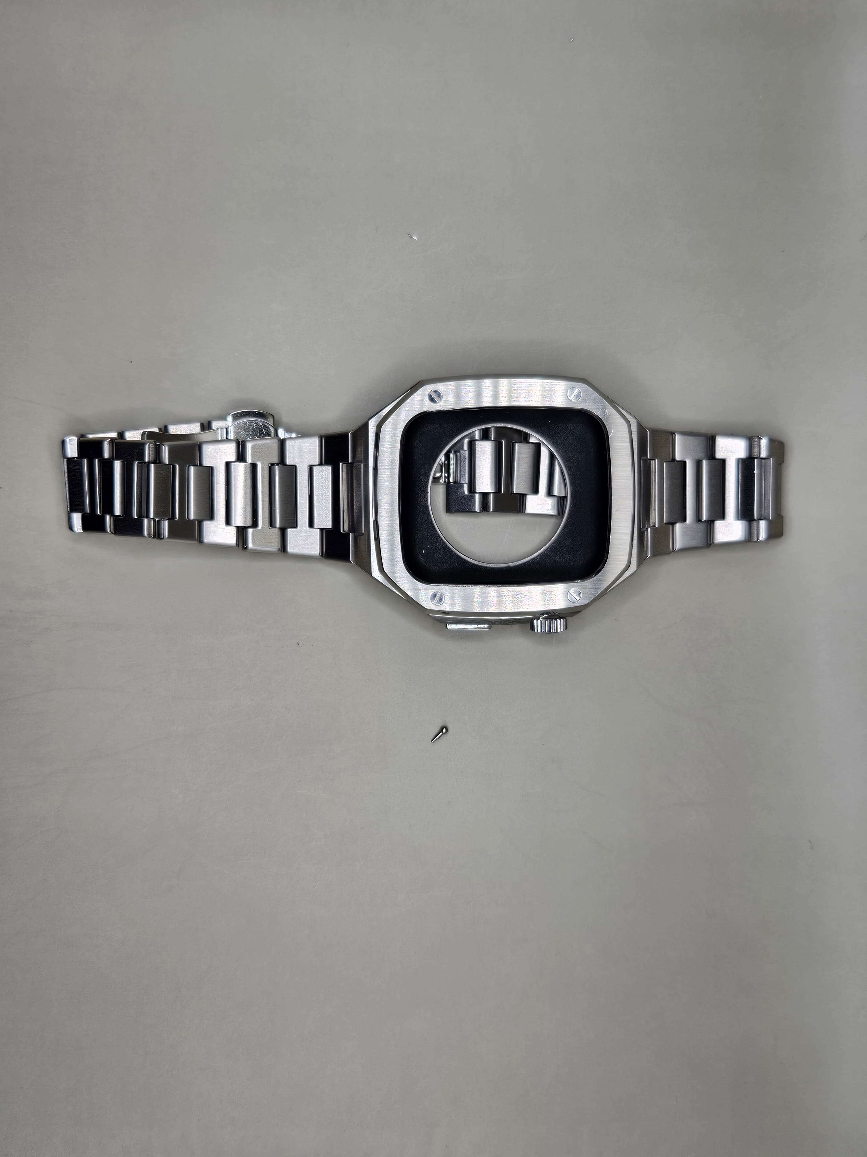 Stainless Steel Watch Case & Integrated Bracelet – Royal Oak Style Mod/Project Case