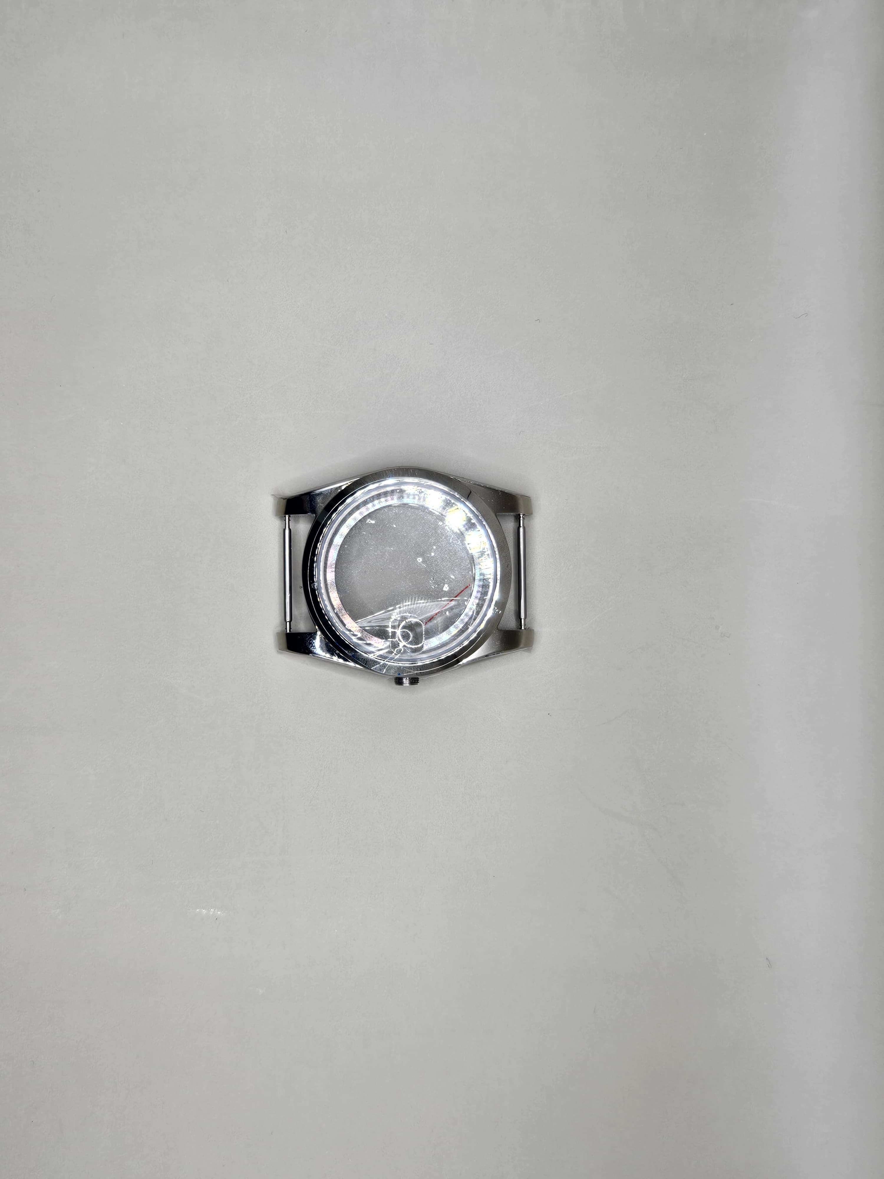 Vintage Stainless Steel Watch Case – Oyster Style Case for Parts / Restoration Project
